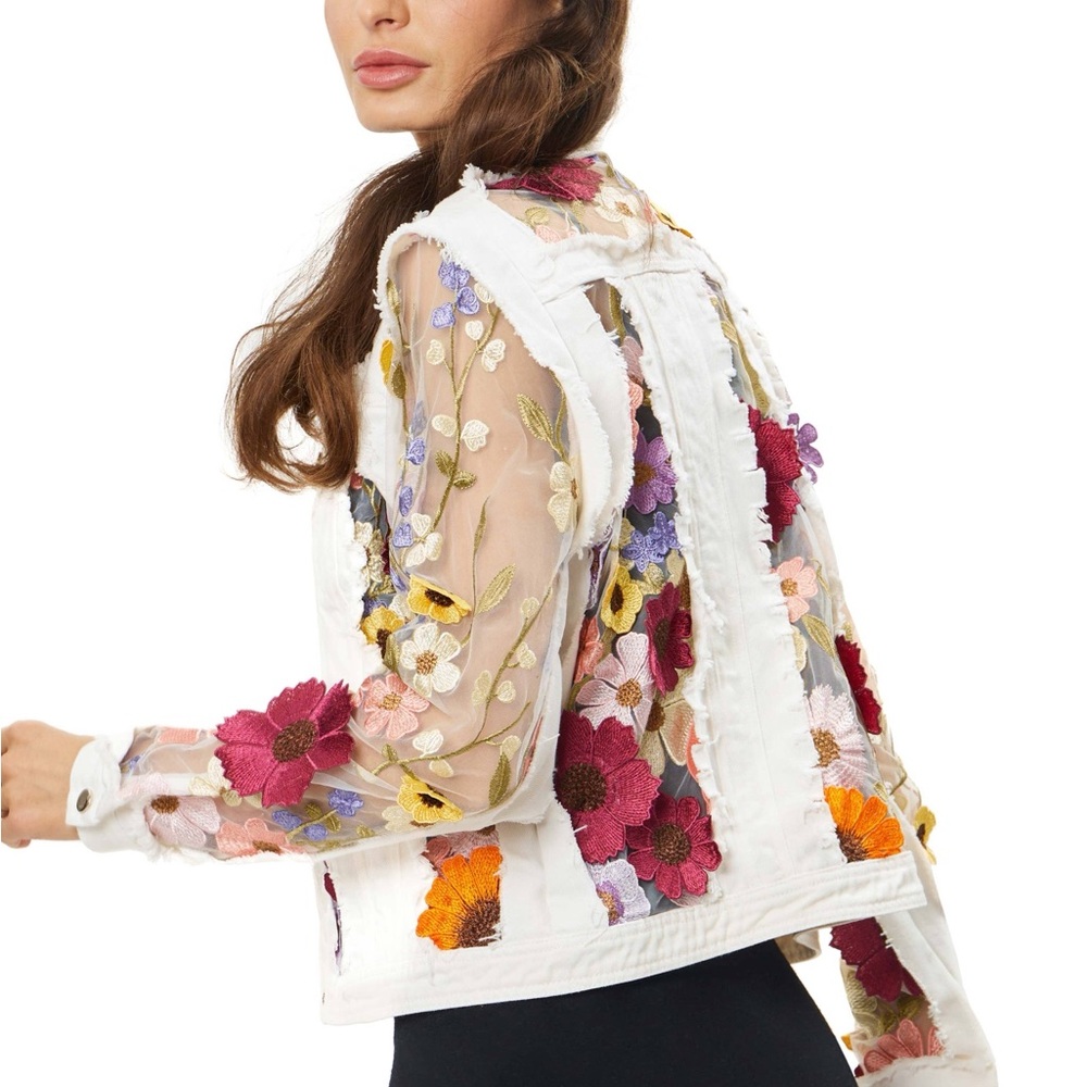 Embroidered White Jacket